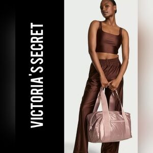 NWT! Victoria's Secret Large Pink Travel Duffle Bag